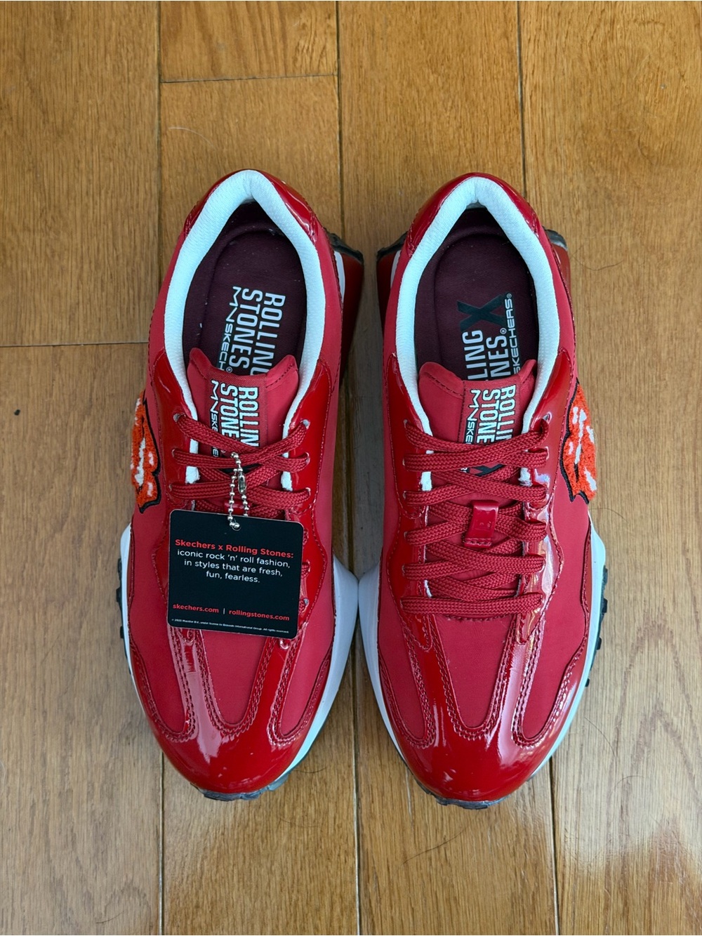 Rolling Stones x Mark Nason Skechers Upper Cut Neo Jogger - RS Lick, Women’s 6 - Picture 3 of 4
